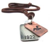 Colar HOLLISTER Couro Legitimo #01