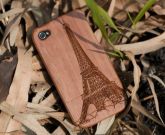 Case Iphone 5 - Torre Eiffel Amadeirada